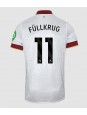 West Ham United Niclas Fullkrug #11 Alternativní Dres 2024-25 Krátký Rukáv